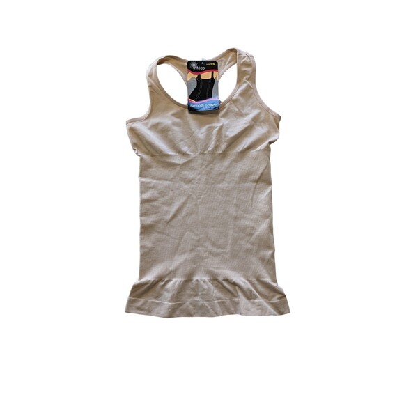 INTECO Intimates Woman Smooth Shaper Bust & Tummy Control S/M Tan - Picture 1 of 8